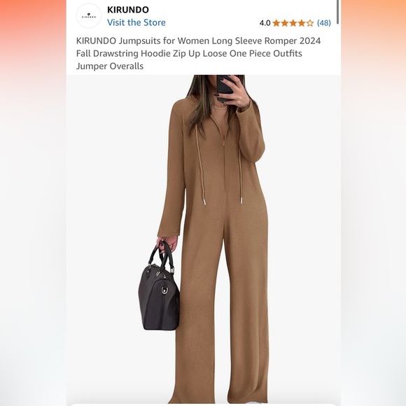 KIRUNDO Jumpsuits for Women Long Sleeve Romper - Picture 2 of 8